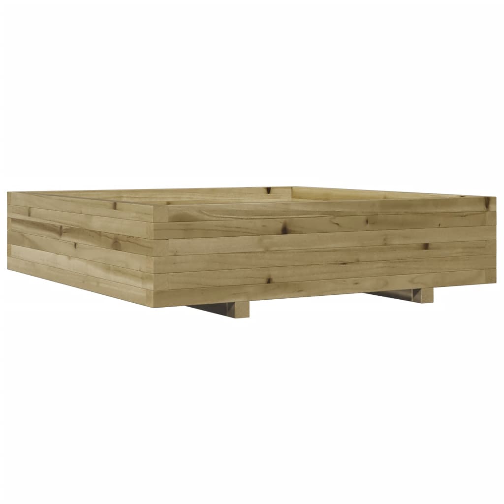 Fioriera da Giardino 100x100x26,5 cm Legno di Pino Impregnato