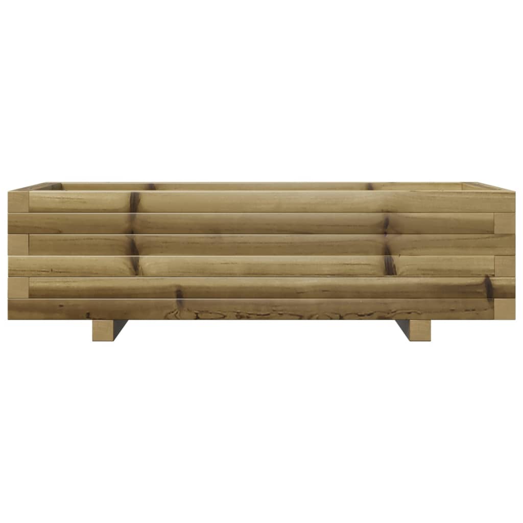 Fioriera da Giardino 90x40x26,5 cm in Legno di Pino Impregnato