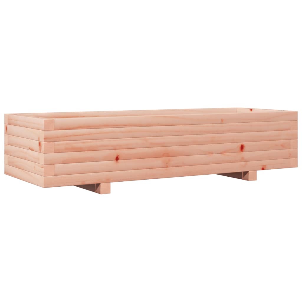 Fioriera da Giardino 110x40x26,5cm in Legno Massello di Douglas