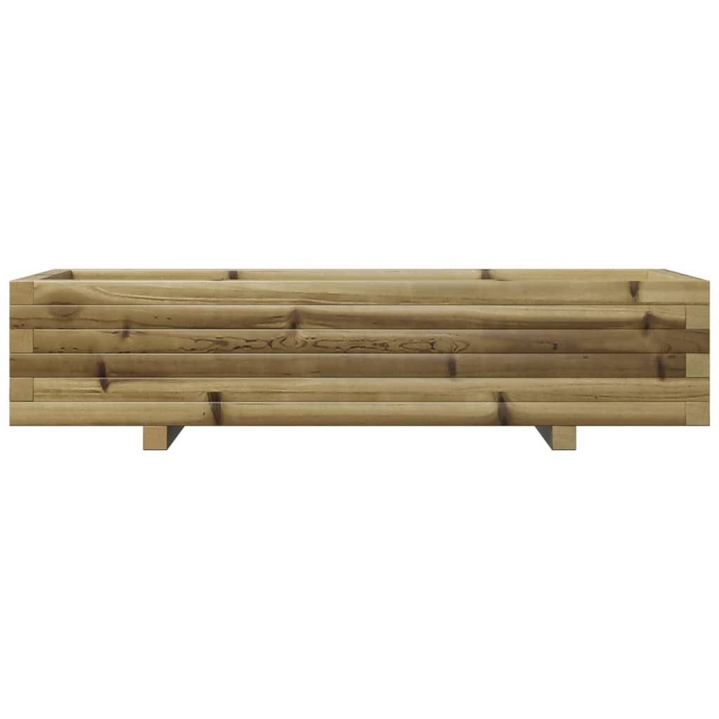 Fioriera da Giardino 110x40x26,5 cm in Legno di Pino Impregnato