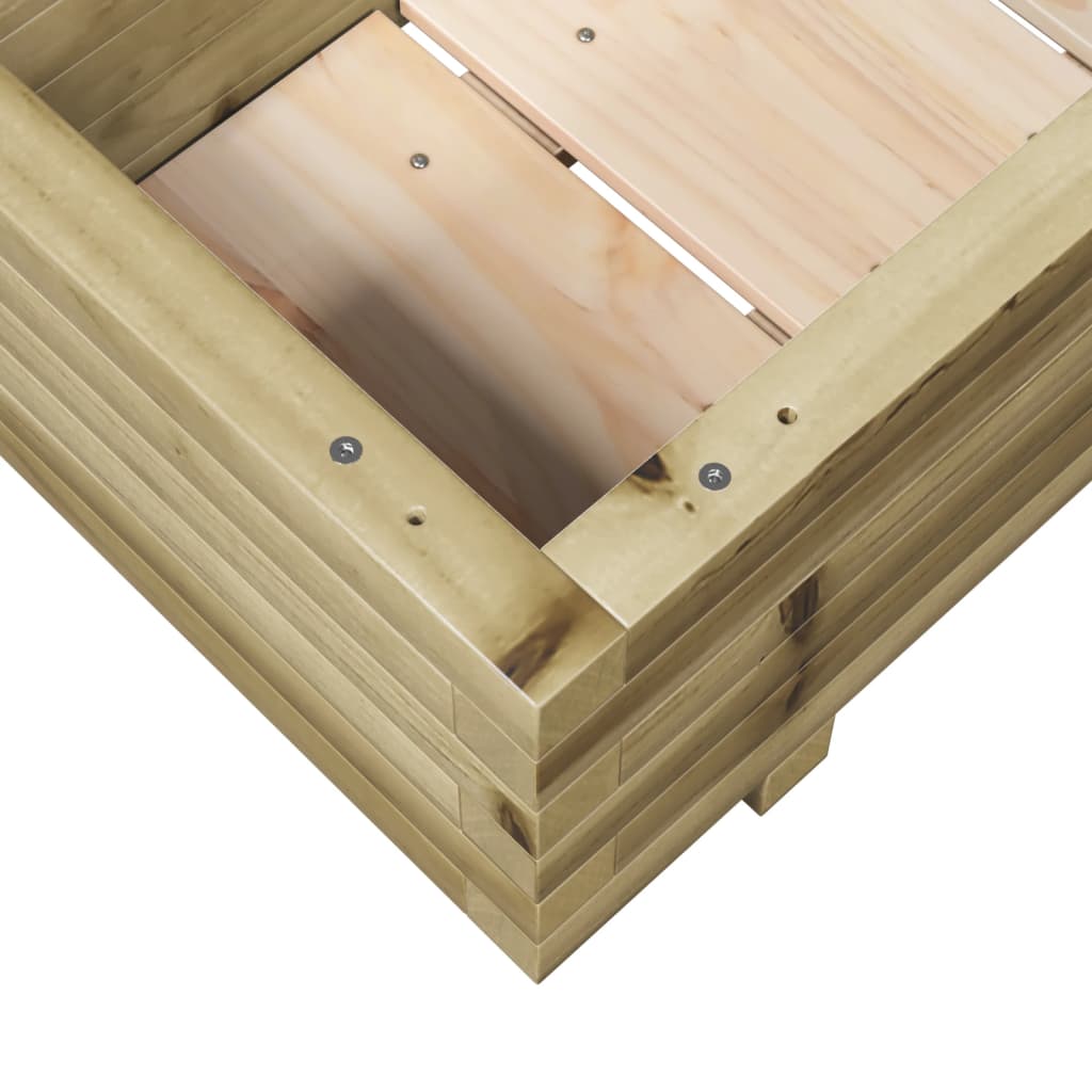 Fioriera da Giardino 110x40x26,5 cm in Legno di Pino Impregnato