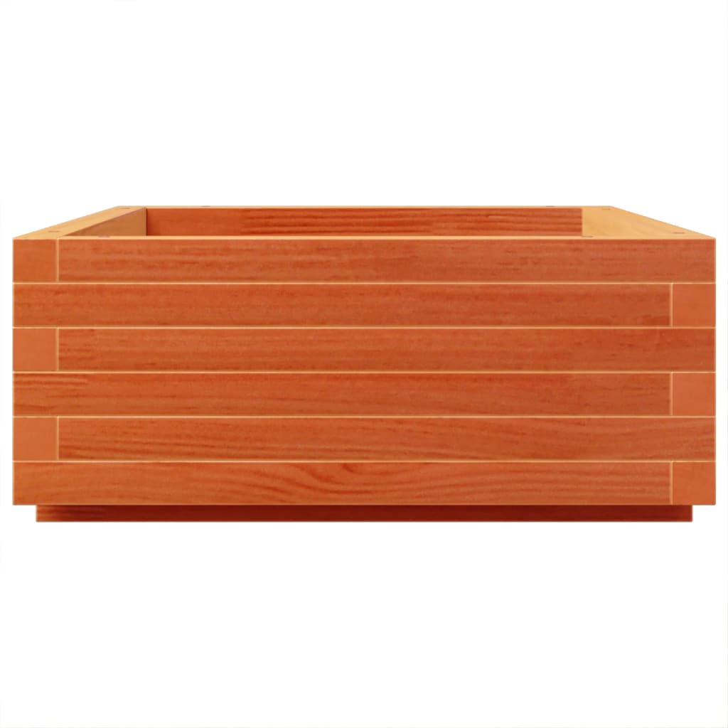 Fioriera Giardino Marrone Cera 90x60x26,5cm Legno Massello Pino