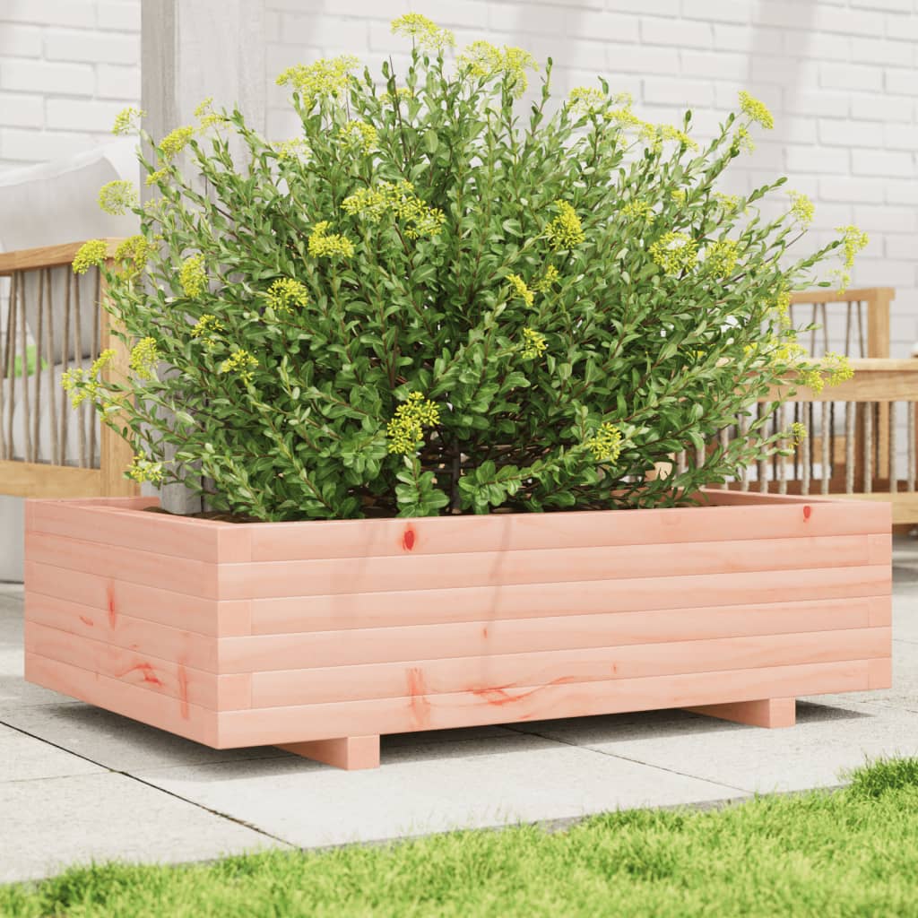 Fioriera da Giardino 90x60x26,5 cm in Legno Massello di Douglas