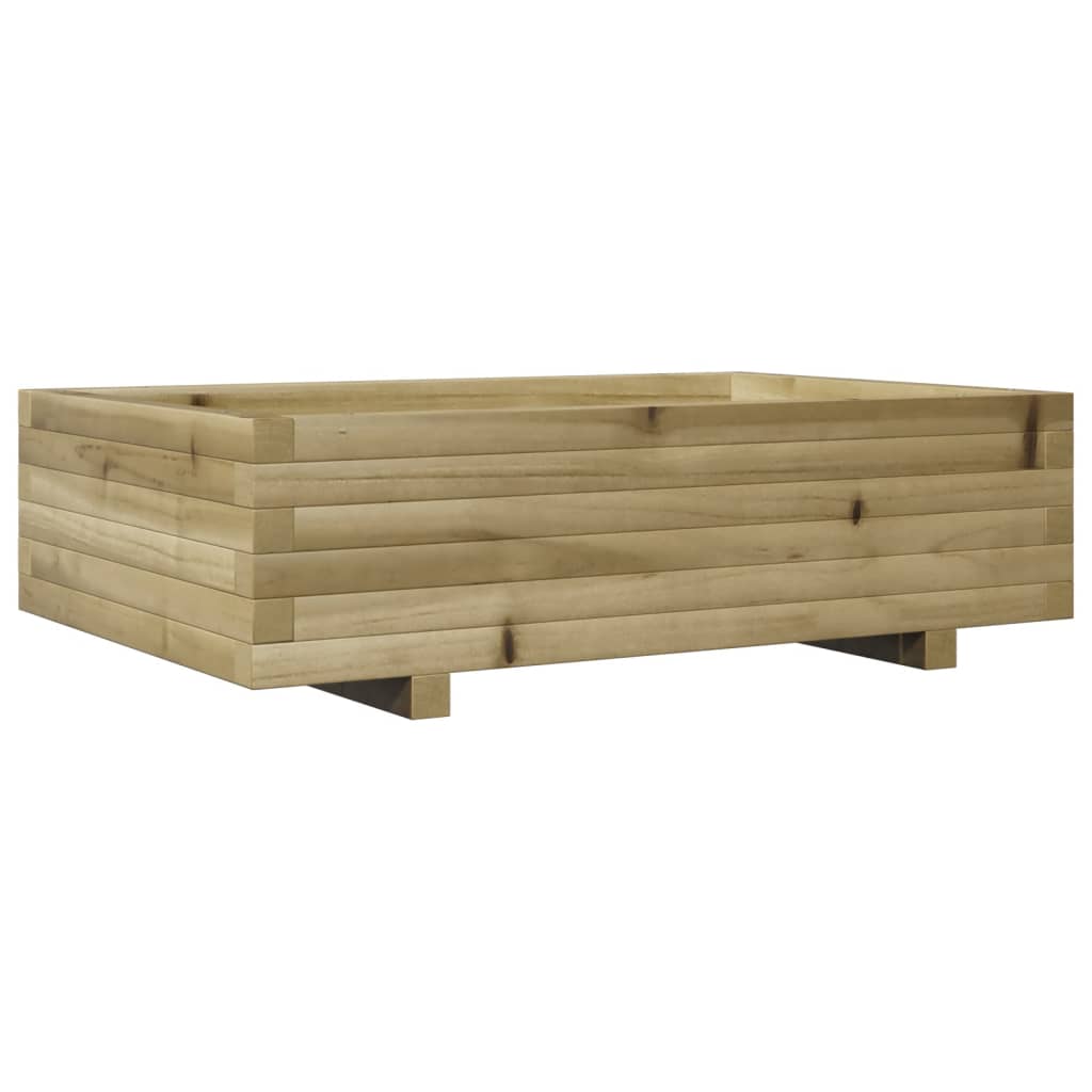 Fioriera da Giardino 90x60x26,5 cm in Legno di Pino Impregnato