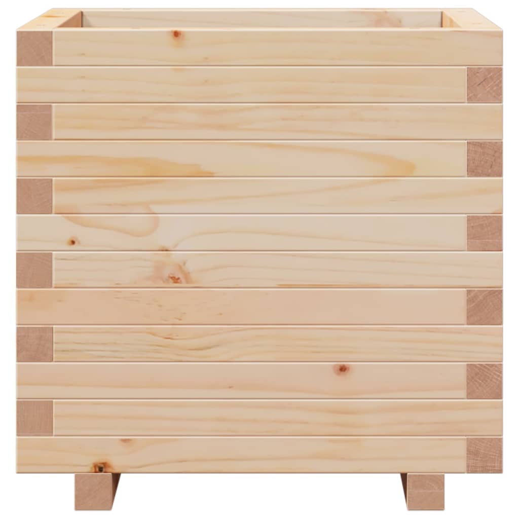 Fioriera da Giardino 50x50x49,5 cm in Legno Massello di Pino