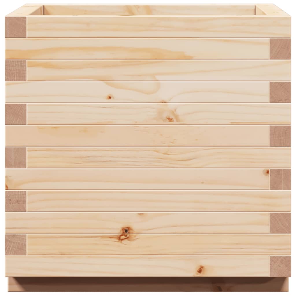 Fioriera da Giardino 50x50x49,5 cm in Legno Massello di Pino