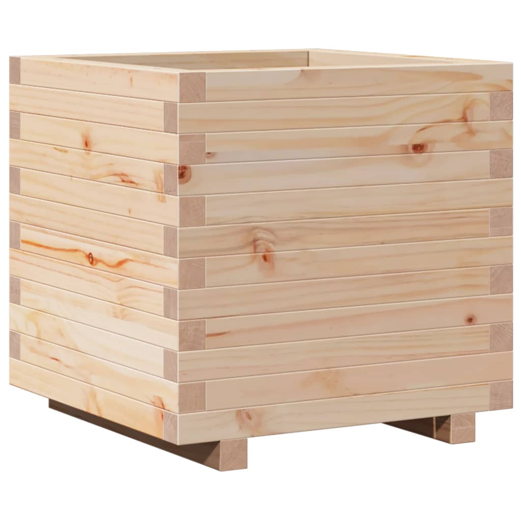 Fioriera da Giardino 50x50x49,5 cm in Legno Massello di Pino