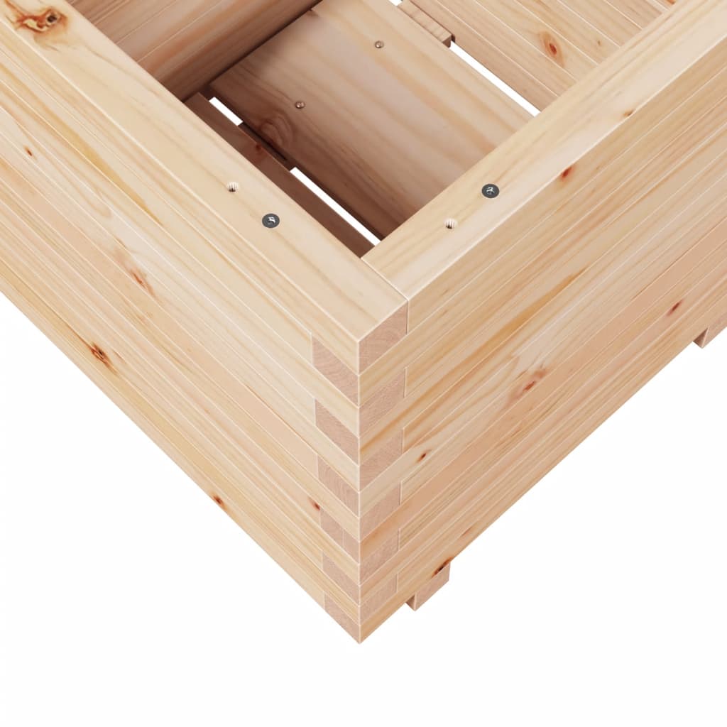 Fioriera da Giardino 50x50x49,5 cm in Legno Massello di Pino