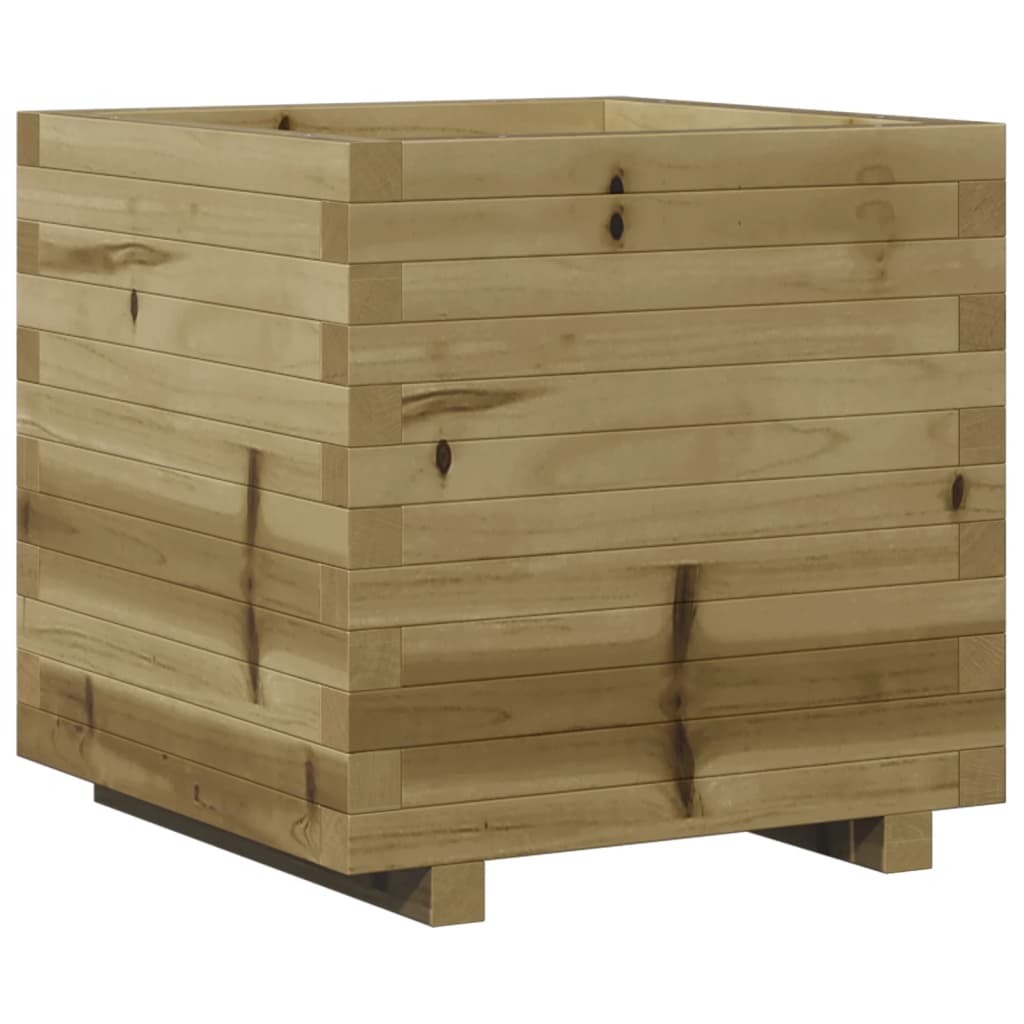 Fioriera da giardino 50x50 cm in legno di pino impregnato