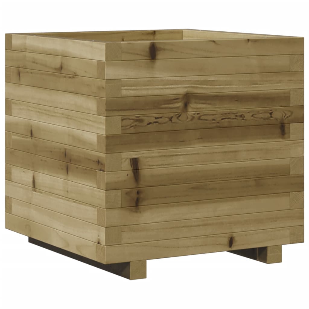 Fioriera da giardino 50x50 cm in legno di pino impregnato