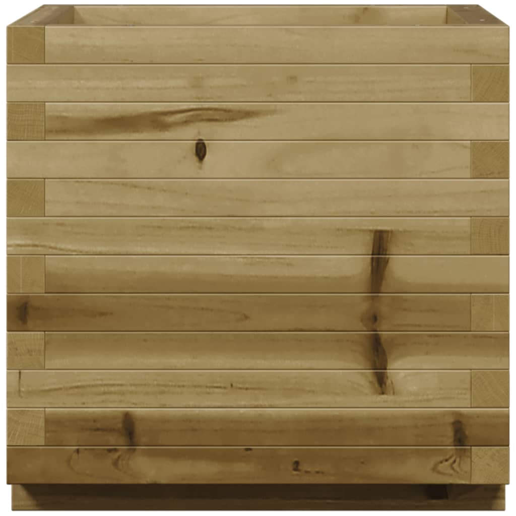 Fioriera da giardino 50x50 cm in legno di pino impregnato