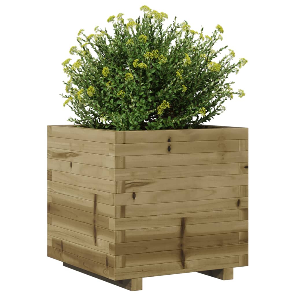 Fioriera da giardino 50x50 cm in legno di pino impregnato