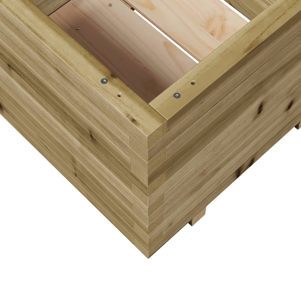 Fioriera da Giardino 60x60x49,5 cm in Legno di Pino Impregnato
