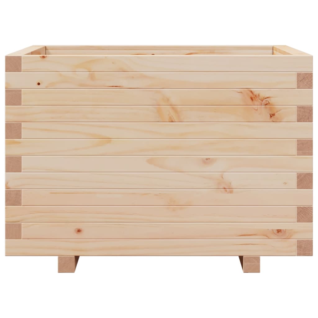 Fioriera da Giardino 70x70x49,5 cm in Legno Massello di Pino