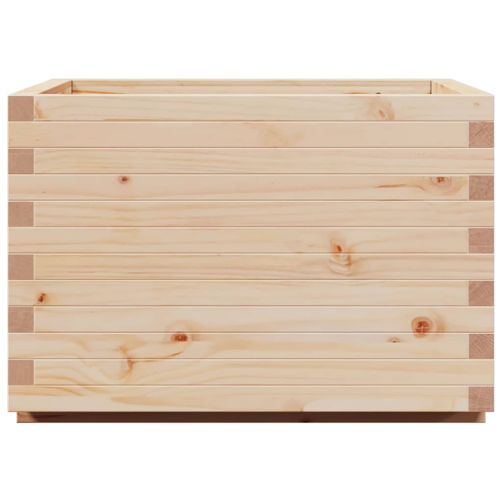 Fioriera da Giardino 70x70x49,5 cm in Legno Massello di Pino