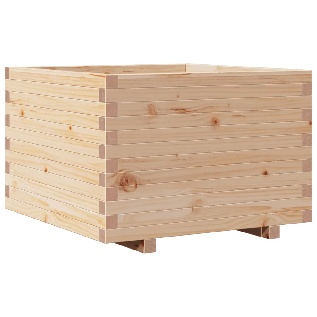 Fioriera da Giardino 70x70x49,5 cm in Legno Massello di Pino
