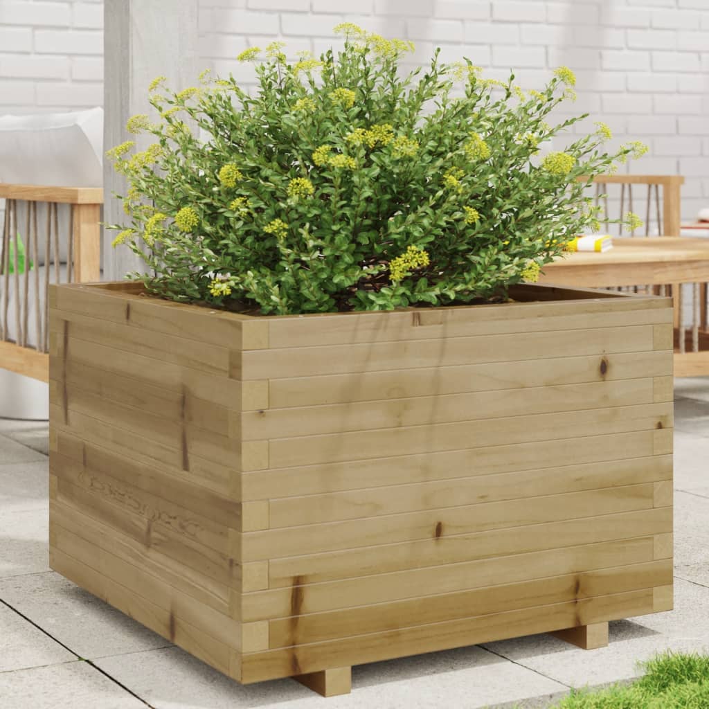 Fioriera da Giardino 70x70x49,5 cm in Legno di Pino Impregnato