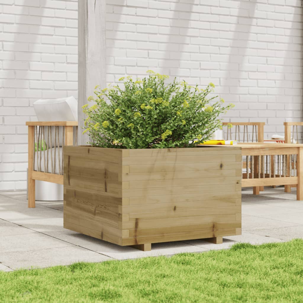 Fioriera da Giardino 70x70x49,5 cm in Legno di Pino Impregnato