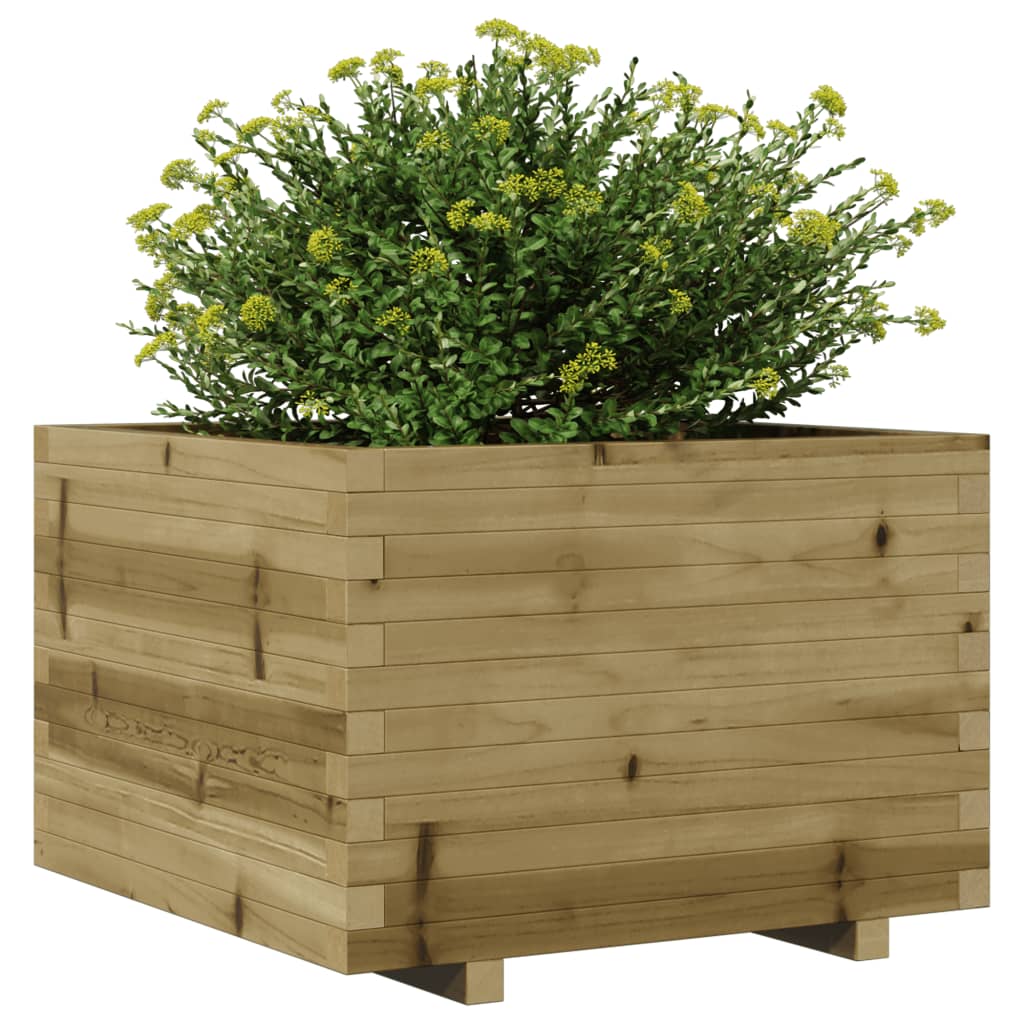 Fioriera da Giardino 70x70x49,5 cm in Legno di Pino Impregnato