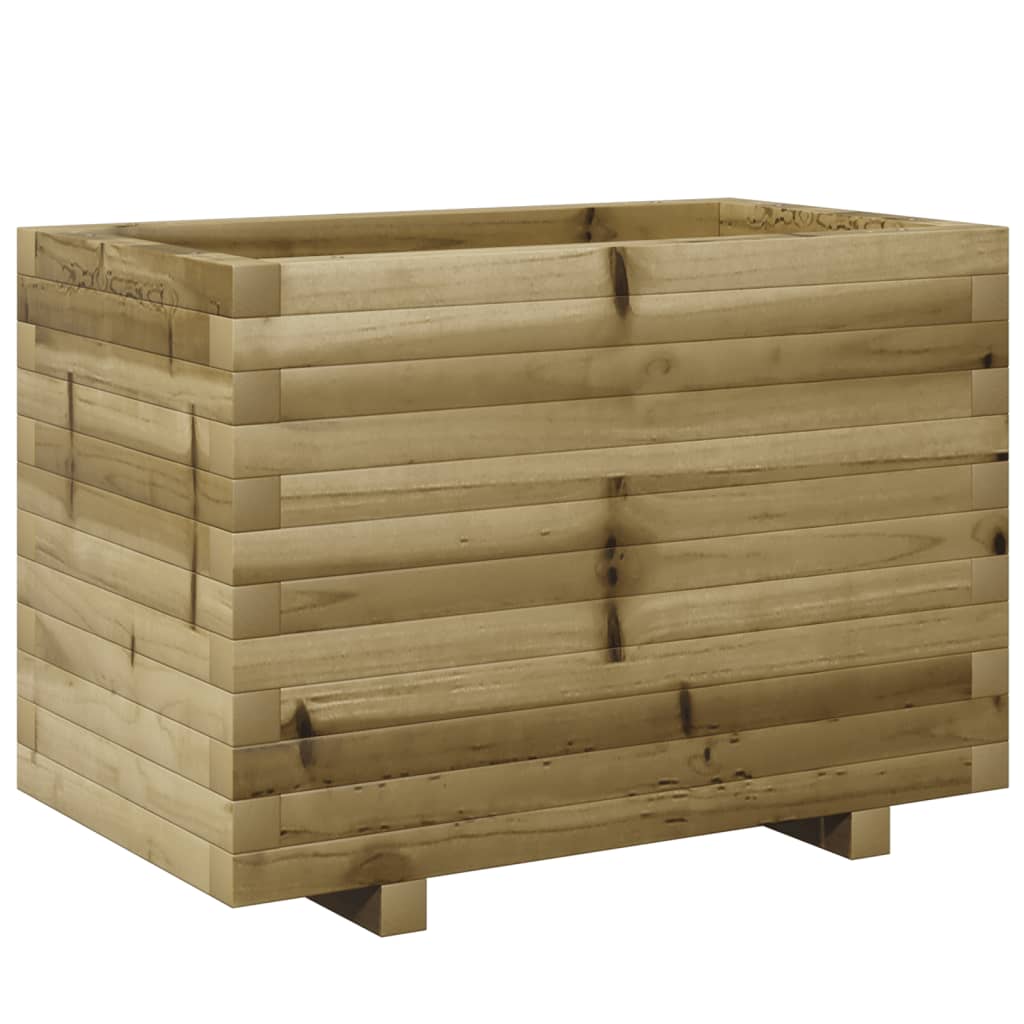 Fioriera da Giardino 70x40x49,5 cm in Legno di Pino Impregnato