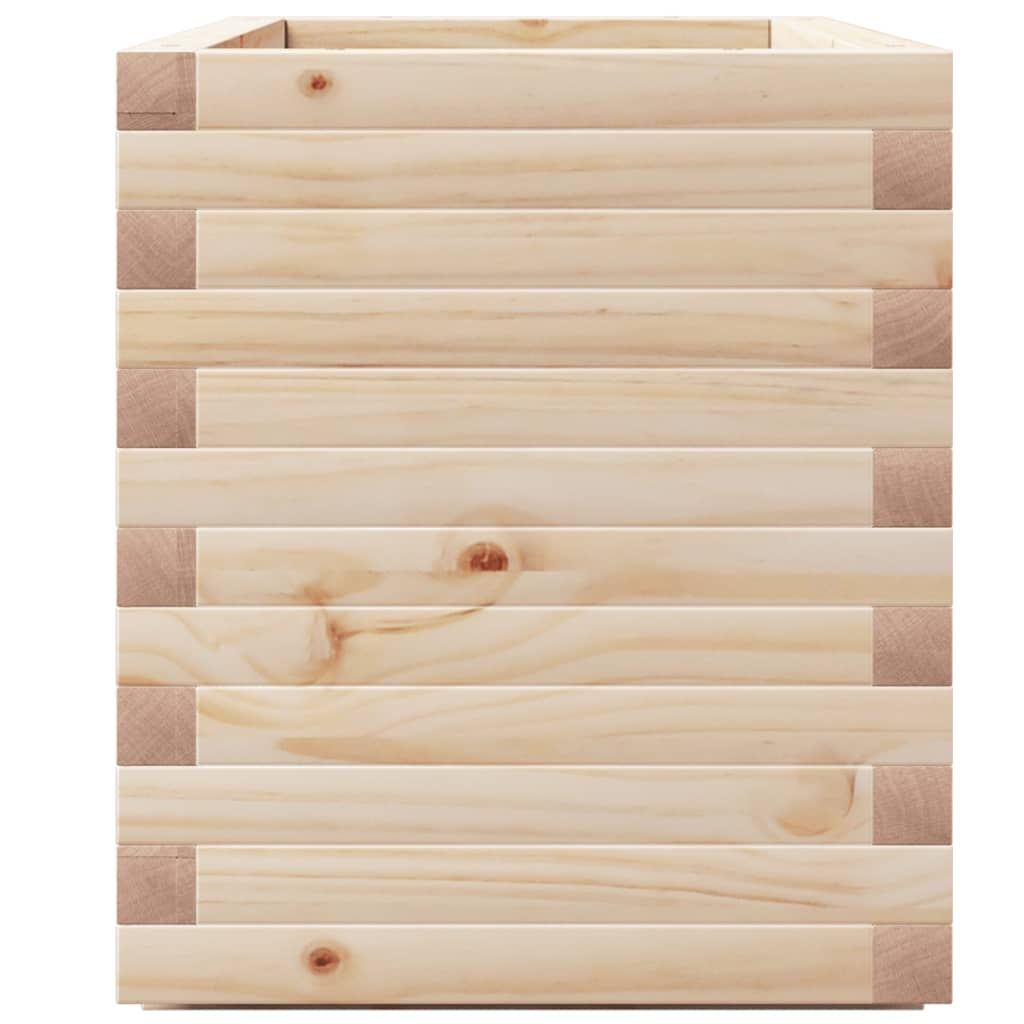 Fioriera da Giardino 90x40x49,5 cm in Legno Massello di Pino