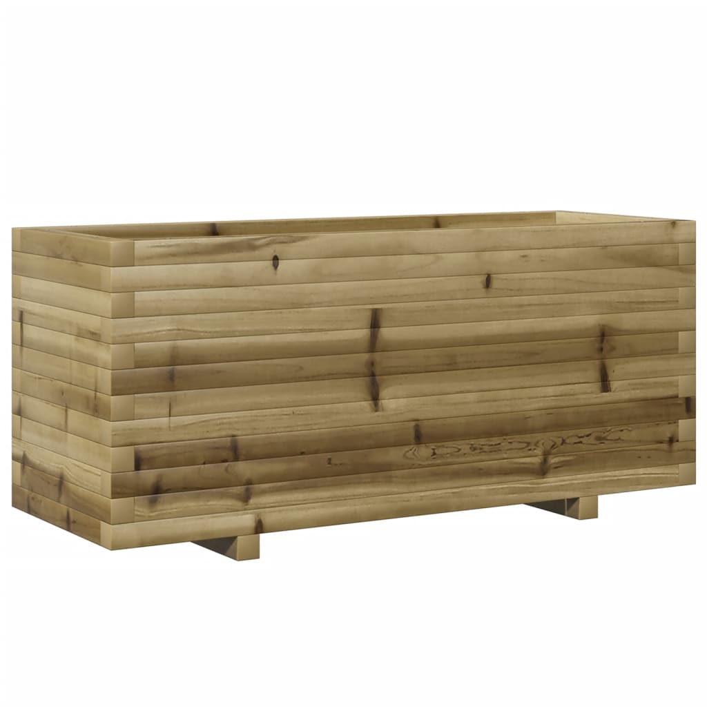 Fioriera da Giardino 110x40x49,5 cm in Legno di Pino Impregnato
