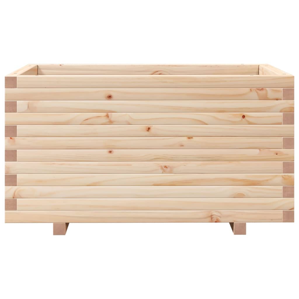 Fioriera da Giardino 90x60x49,5 cm in Legno Massello di Pino