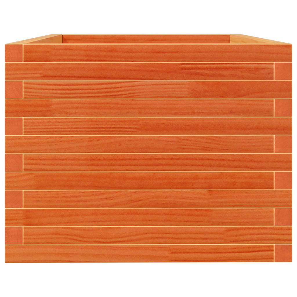 Fioriera Giardino Marrone Cera 90x60x49,5cm Legno Massello Pino