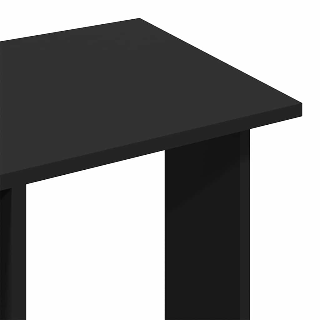 Armadio con Ruote Nero 102x38x110 cm in Legno Multistrato