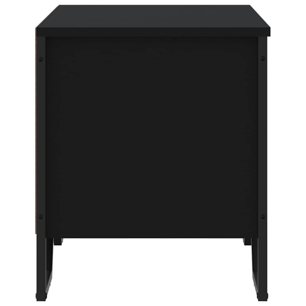 Scarpiera Nera 90x38x45,5 cm in Truciolato