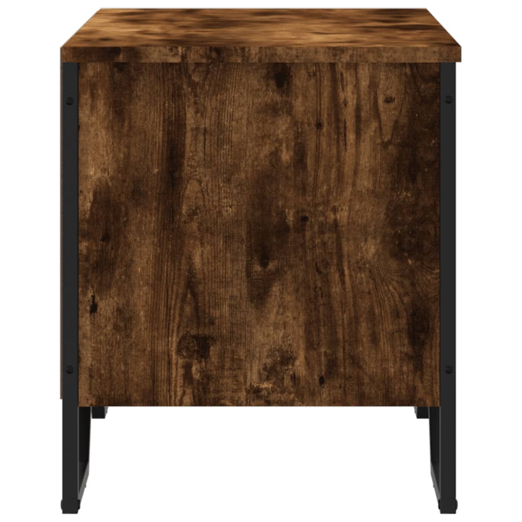 Scarpiera Rovere Fumo 90x38x45,5 cm in Truciolato