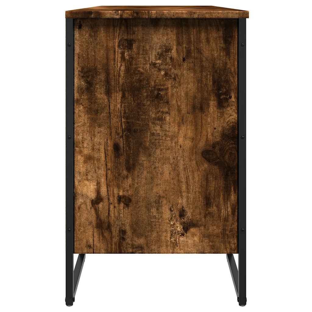 Scarpiera Rovere Fumo 90x38x61,5 cm in Truciolato