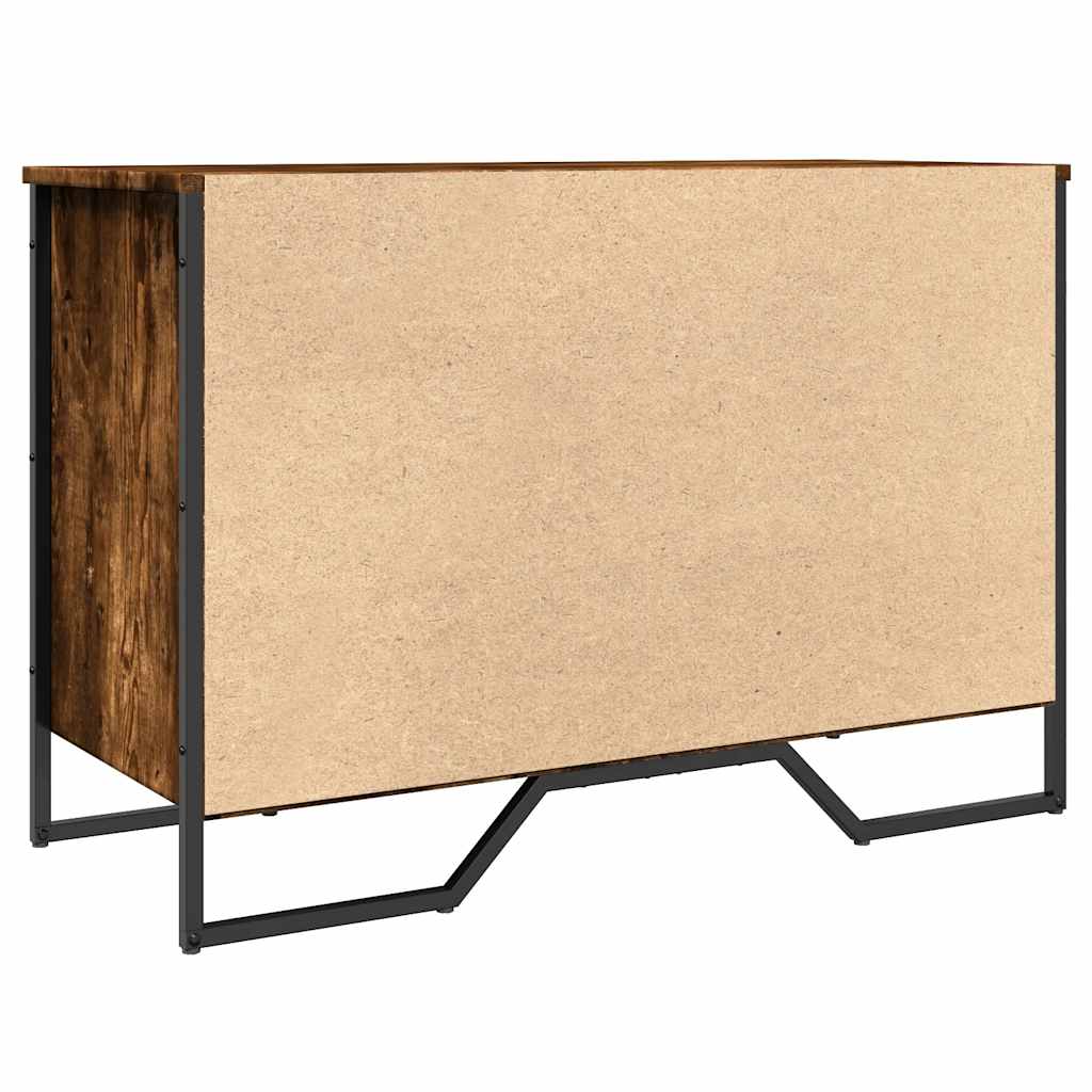Scarpiera Rovere Fumo 90x38x61,5 cm in Truciolato