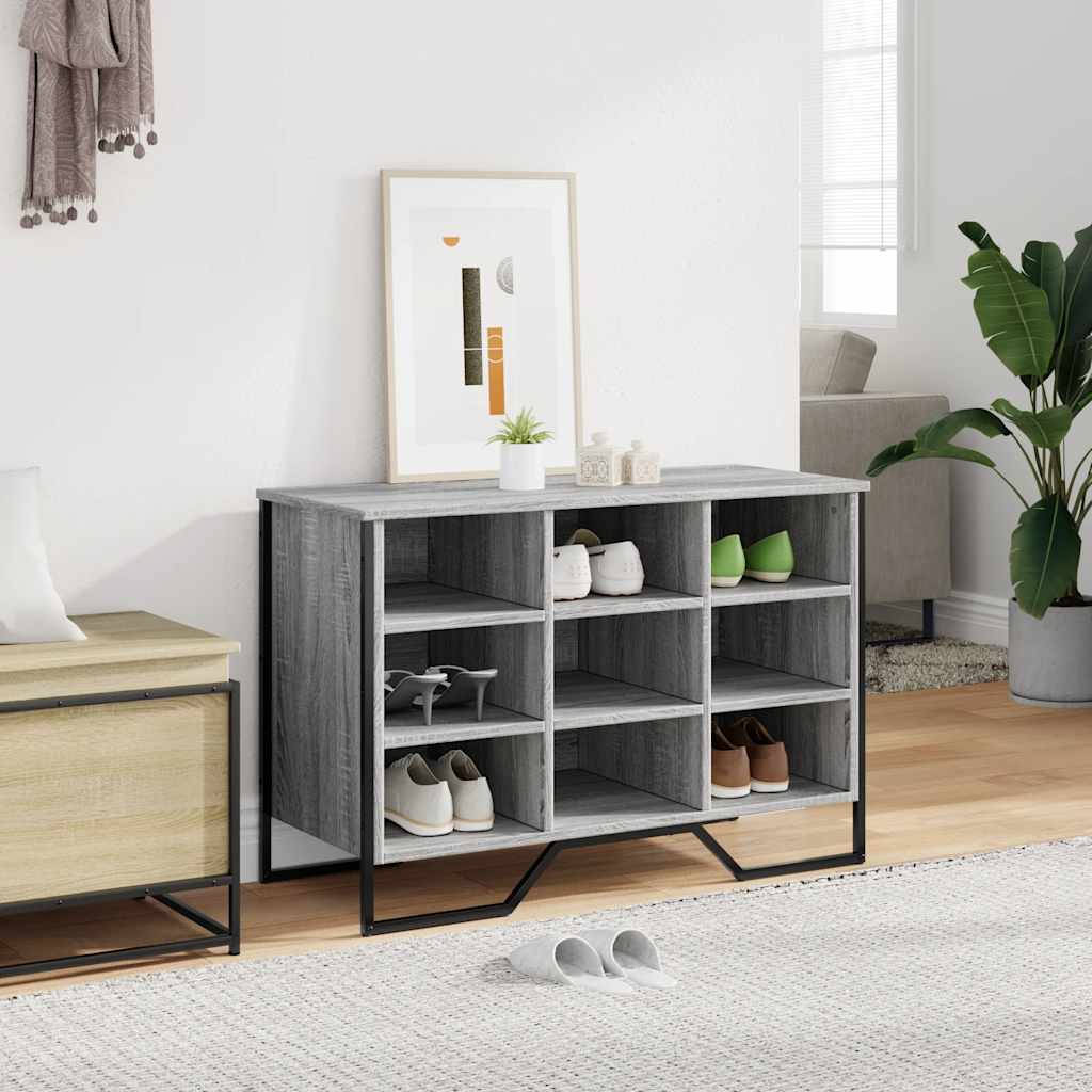 Scarpiera Grigio Sonoma 90x38x61,5 cm in Truciolato