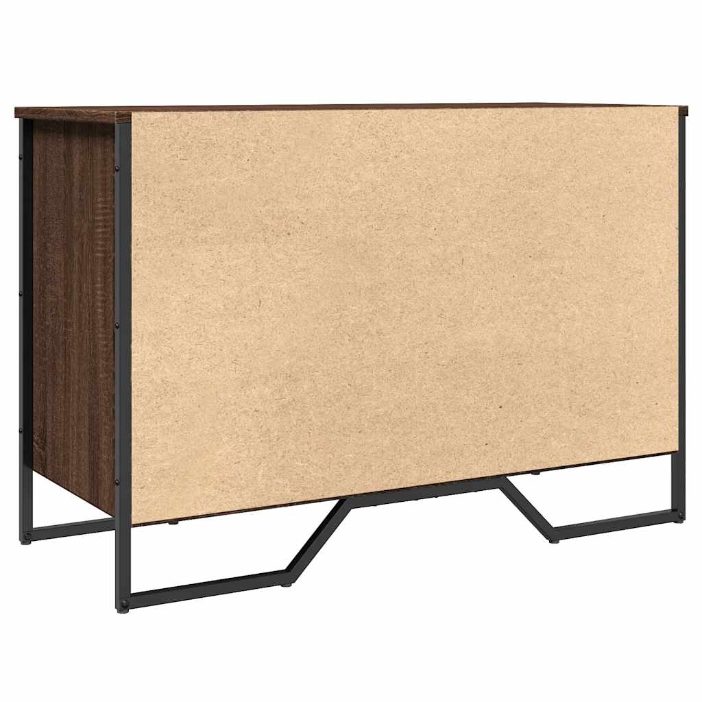 Scarpiera Rovere Marrone 90x38x61,5 cm in Truciolato