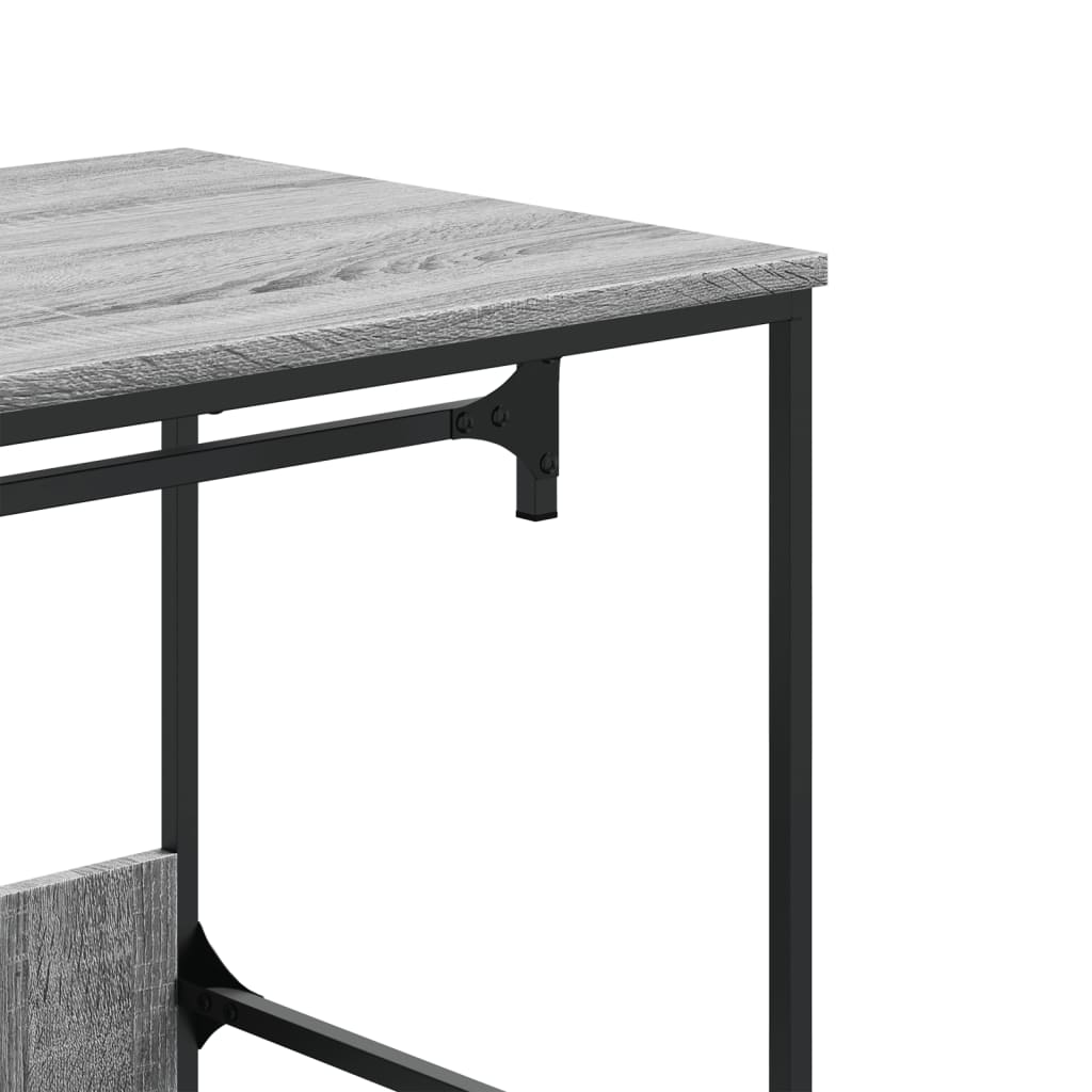 Armadio Grigio Sonoma 90x50x180 cm in Truciolato