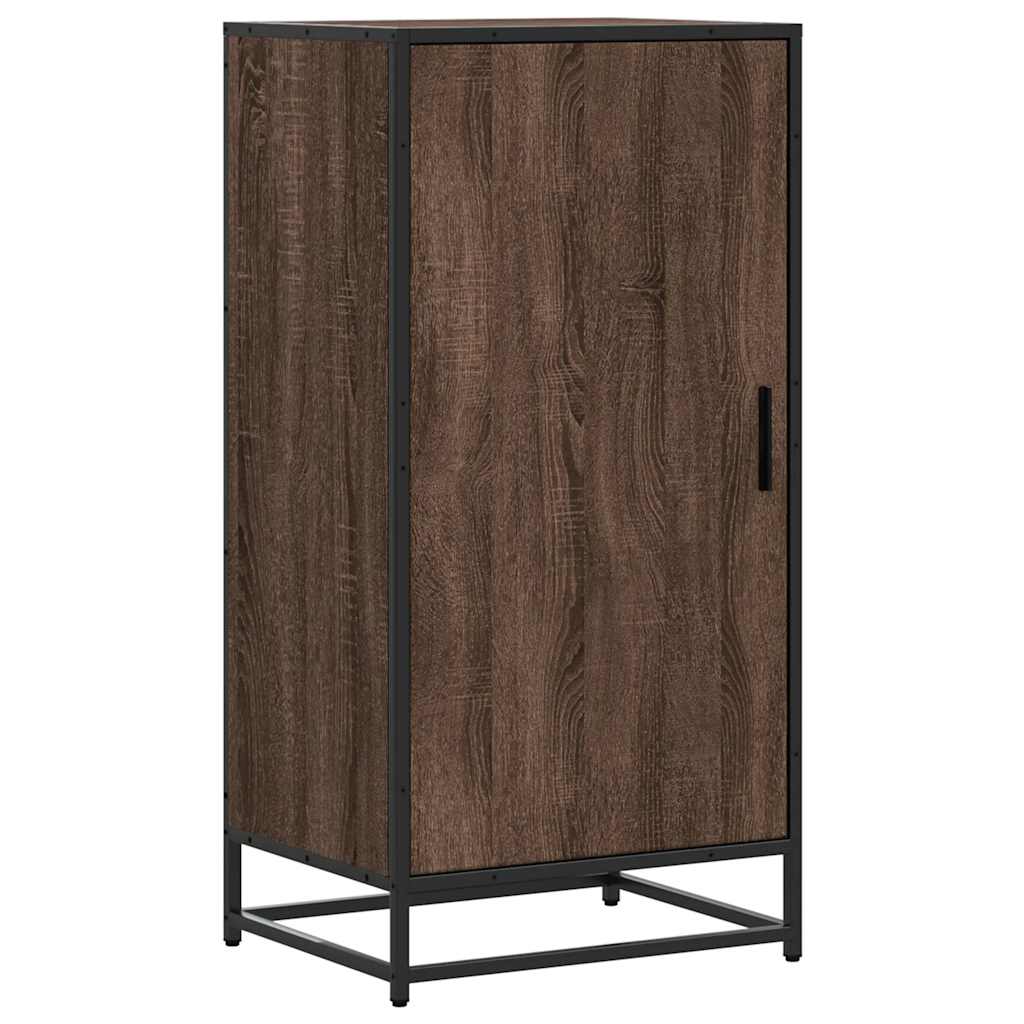 Scarpiera Rovere Marrone 48x38x97,5 cm in Legno Multistrato