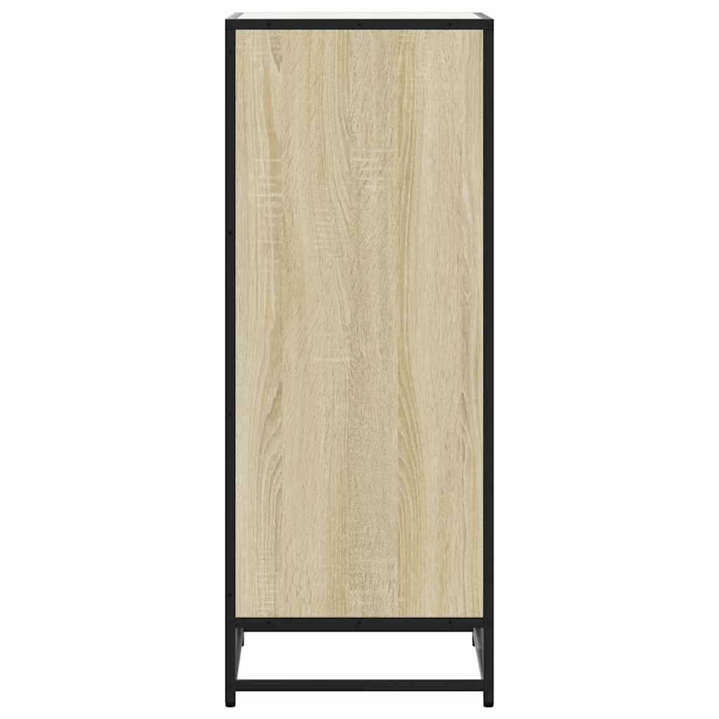Scarpiera Rovere Sonoma 48x38x97,5 cm in Legno Multistrato