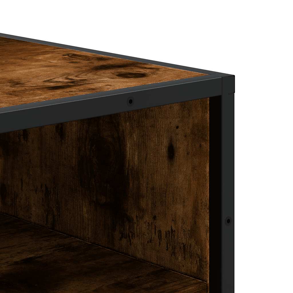 Scarpiera Rovere Fumo 48x38x97,5 cm in Legno Multistrato
