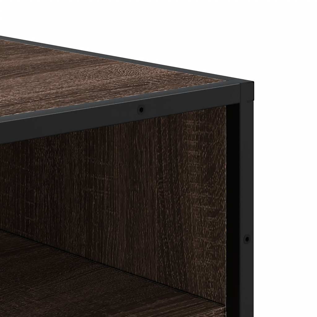 Scarpiera Rovere Marrone 48x38x97,5 cm in Legno Multistrato