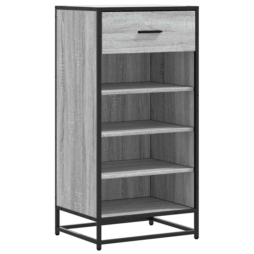 Scarpiera Grigio Sonoma 48x38x97,5 cm in Legno Multistrato