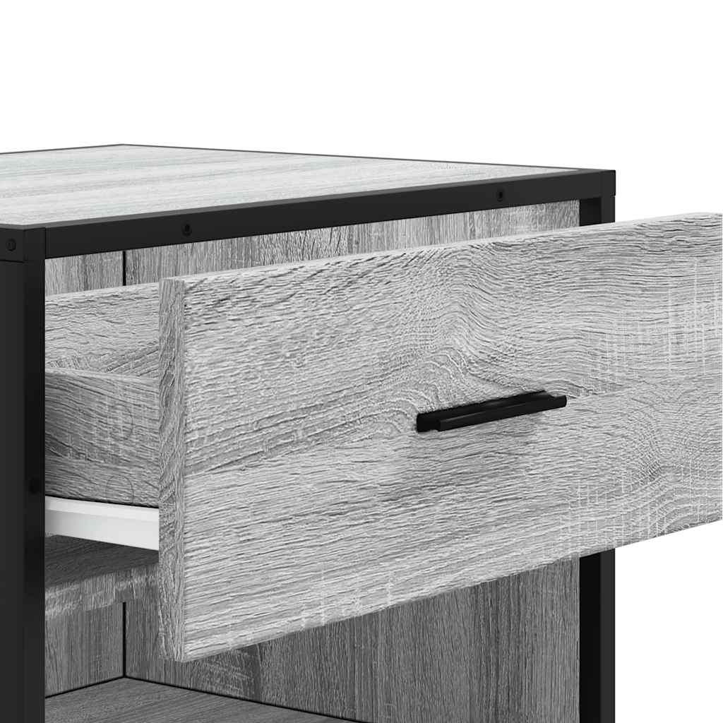 Scarpiera Grigio Sonoma 48x38x97,5 cm in Legno Multistrato