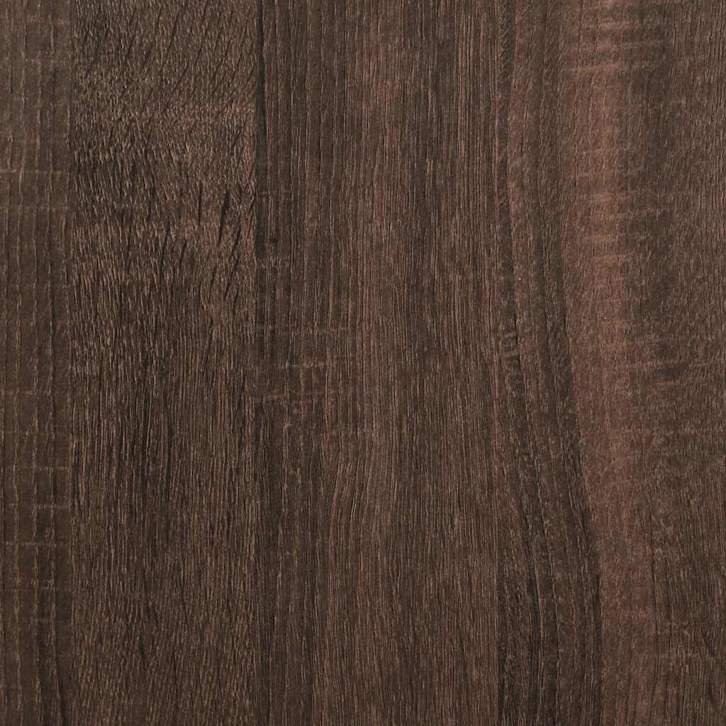 Scarpiera Rovere Marrone 48x38x97,5 cm in Legno Multistrato