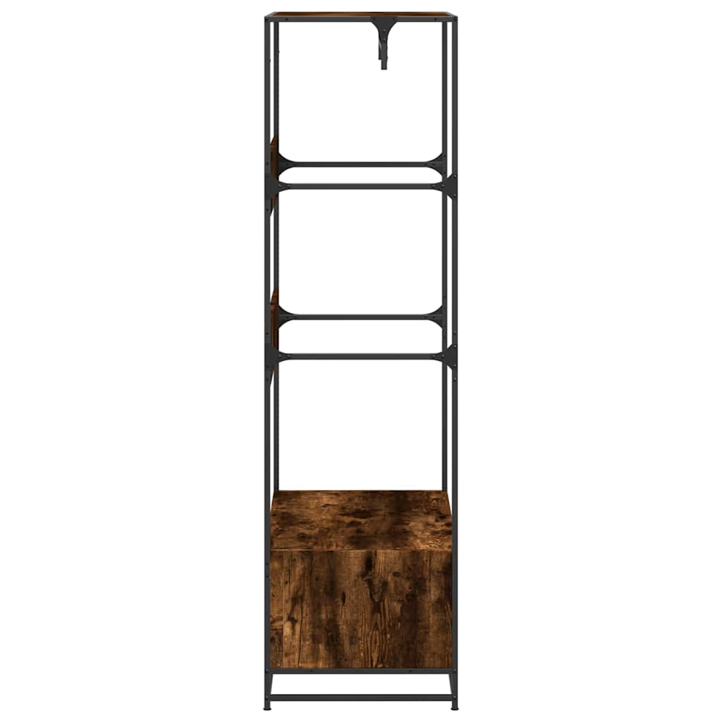 Armadio Rovere Fumo 90x50x180 cm in Truciolato