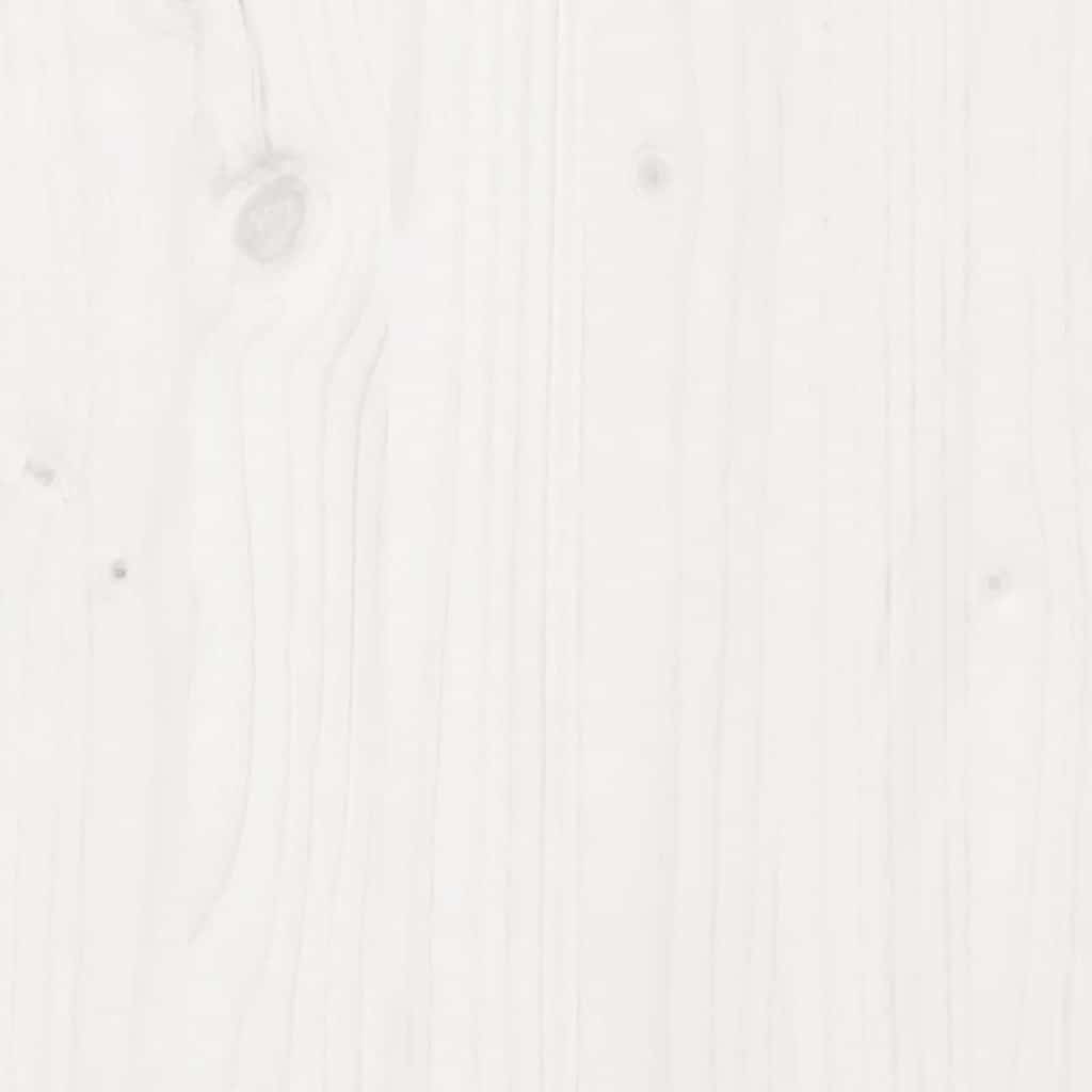Cassettoni da Letto 2 pz Bianchi 95x55x17cm Legno Massello Pino