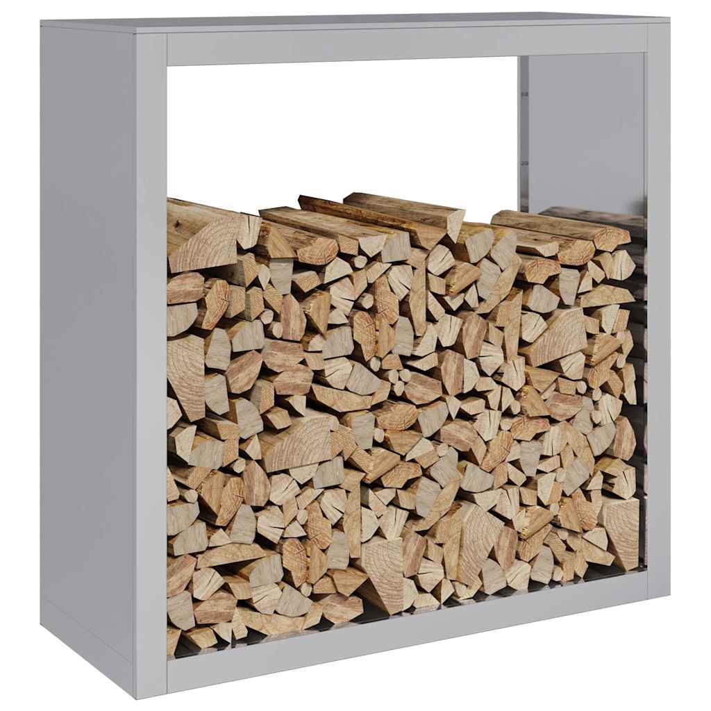 Rastrelliera per Legna 100x40x100 cm in Acciaio Zincato