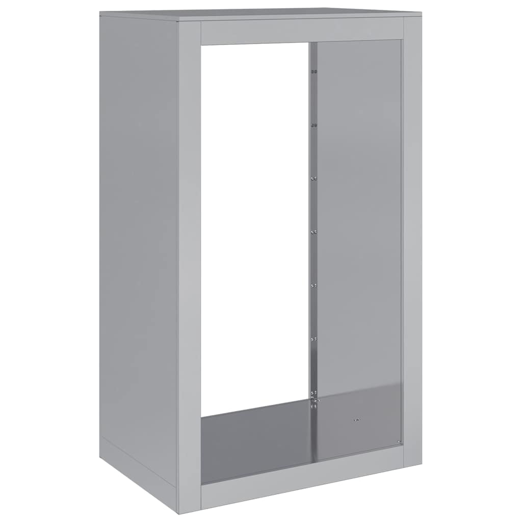 Rastrelliera per Legna 60x40x100 cm in Acciaio Zincato