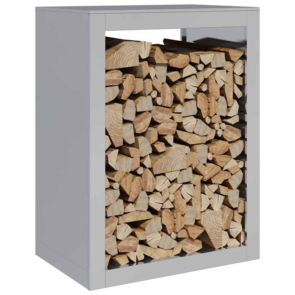 Rastrelliera per Legna 60x40x80 cm in Acciaio Zincato