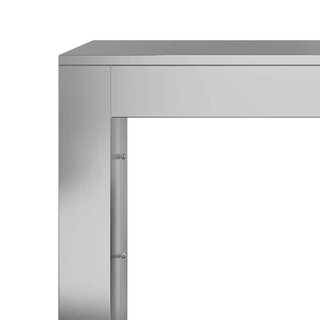 Rastrelliera per Legna 60x40x60 cm in Acciaio Zincato