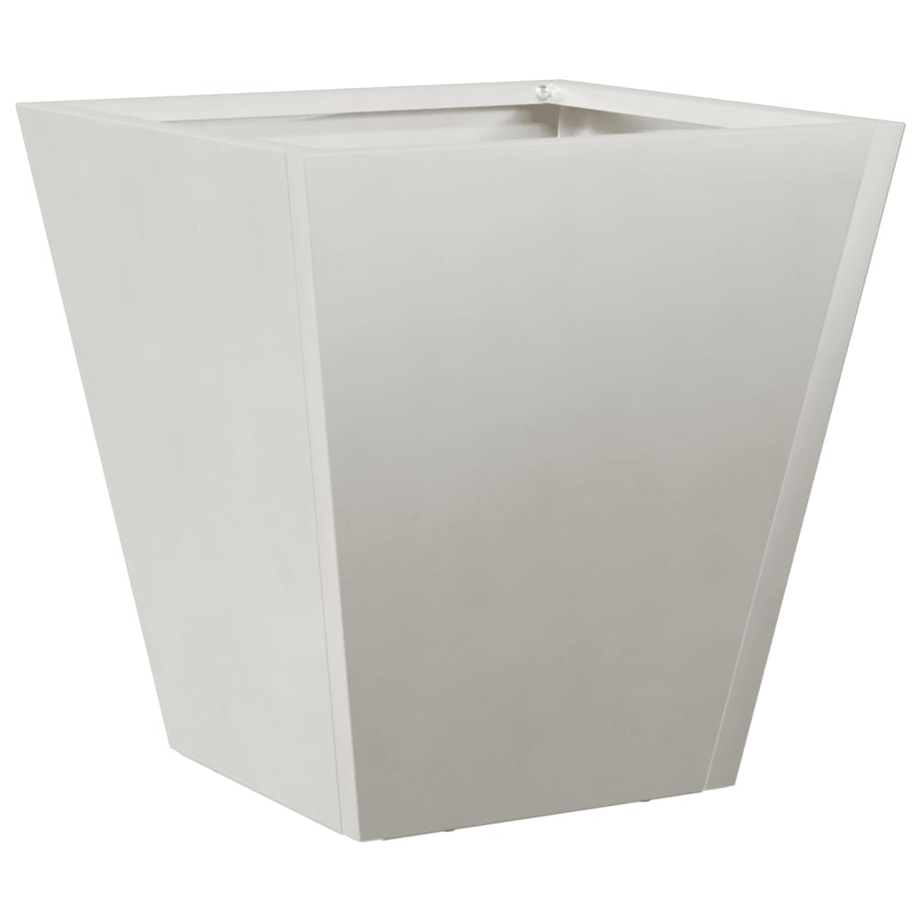 Fioriere da Giardino 2 pz 30x30x30 cm in Acciaio Zincato